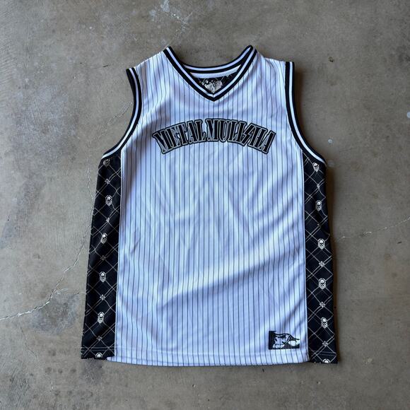 VINTAGE Y2K GRUNGE METAL MULISHA BASKETBALL JERSEY SKATER PUNK FITS MENS LARGE - Picture 2 of 6